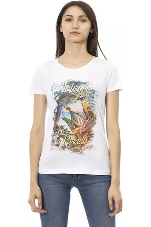 Trussardi Donna, Top, Bianco, L, new