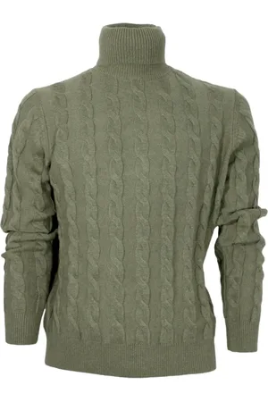 CASHMERE COMPANY Uomo, Maglie, Verde, L, new