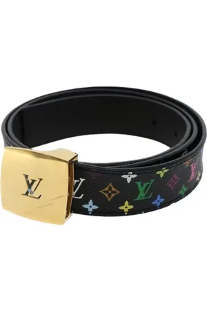  Louis Vuitton Cinturón reversible con monograma