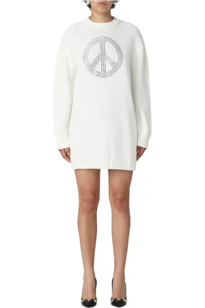 Moschino Donna, Abiti, Bianco, S, new