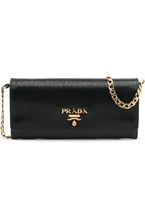 PRADA Donna Borsa a tracolla in Tela in Beige