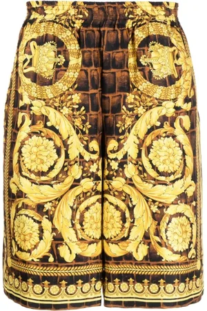 VERSACE Uomo, Pantaloncini, Giallo, L, new