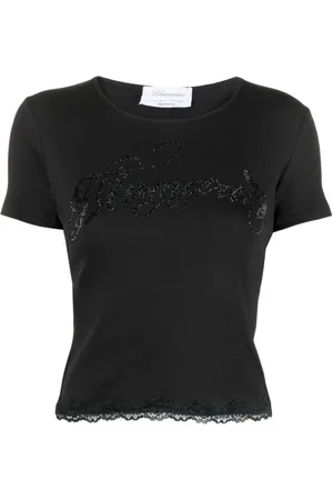 BLUMARINE Donna, Top, Nero, S, new