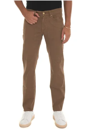Jeckerson Uomo, Pantaloni, Marrone, W36, new