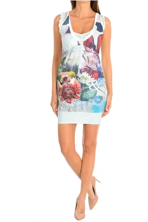 Desigual Donna, Abiti, Bianco, S, new