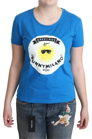 Moschino Donna, Top, Blu, S, new