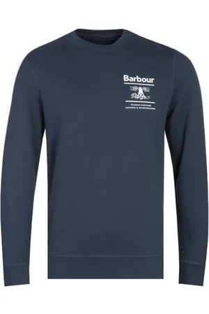 Barbour Uomo, Felpe, Blu, L, new