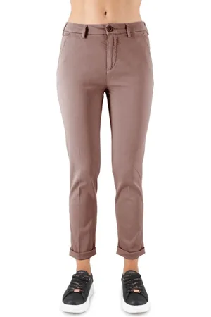 40 Weft Donna, Pantaloni, Marrone, S, new