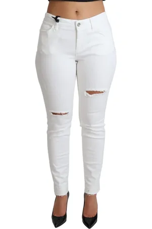 Dolce & Gabbana Donna, Jeans, Bianco, L, new