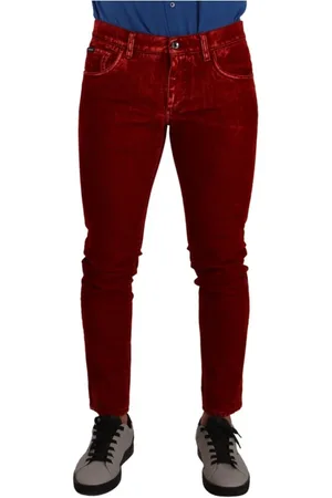 Dolce & Gabbana Uomo, Jeans, Rosso, M, new