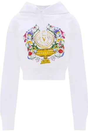VERSACE Donna, Felpe, Bianco, S, new
