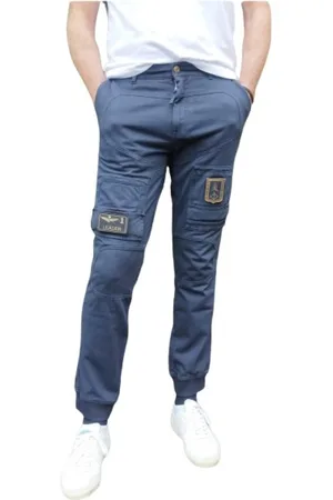 Aeronautica Militare Uomo, Pantaloni, Blu, L, new