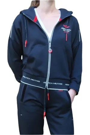 Aeronautica Militare Donna, Felpe, Nero, S, new