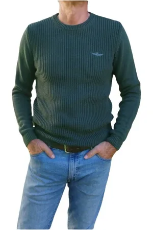 Aeronautica Militare Uomo, Maglie, Verde, L, new