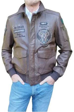 Aeronautica Militare Uomo, Giacche, Marrone, XL, new