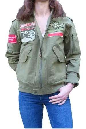 Aeronautica Militare Donna, Giacche, Verde, XS, new
