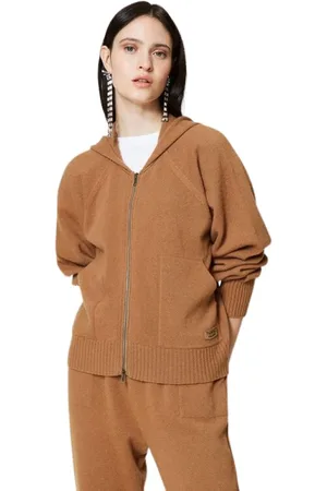 Twin-Set Donna, Maglie, Marrone, M, new