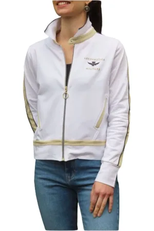 Aeronautica Militare Donna, Felpe, Bianco, M, new