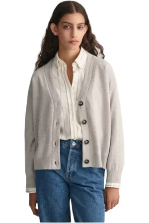 GANT Donna, Maglie, Grigio, S, new