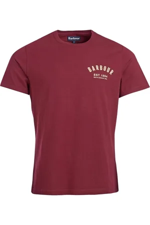 Barbour Uomo, Top, Rosso, M, new