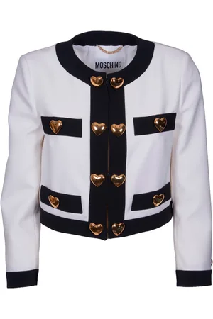 Moschino Donna, Giacche, Bianco, M, new