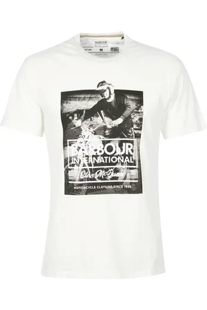 Barbour Uomo, Top, Bianco, L, new