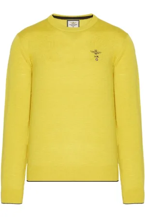 Aeronautica Militare Uomo, Maglie, Giallo, XL, new