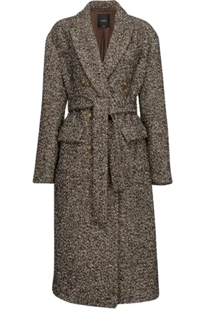 Pinko Donna, Cappotti, Marrone, S, new