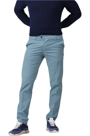 RE-HASH Uomo, Pantaloni, Blu, W38, new