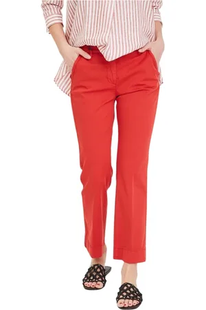 VIA MASINI 80 Donna, Pantaloni, Rosso, S, new