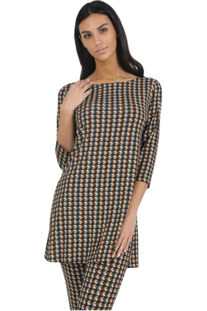 VIA MASINI 80 Donna, Camicette , Nero, M, new