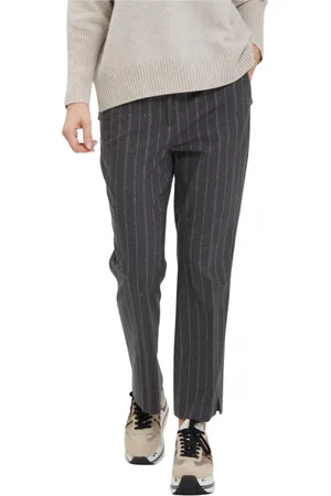 VIA MASINI 80 Donna, Pantaloni, Grigio, XL, new