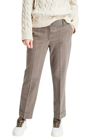 VIA MASINI 80 Donna, Pantaloni, Marrone, S, new