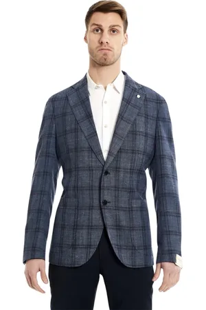 LUIGI BIANCHI MANTOVA Uomo, Giacche, Blu, L, new