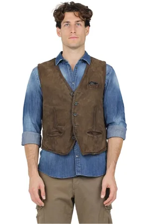 THE JACK LEATHERS Uomo, Giacche, Verde, M, new