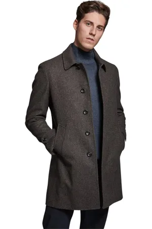 LUIGI BIANCHI MANTOVA Uomo, Cappotti, Marrone, M, new