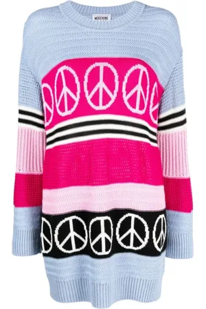 Moschino Donna, Abiti, Multicolore, L, new