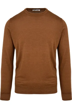 FILIPPO DE LAURENTIIS Uomo, Felpe, Marrone, L, new