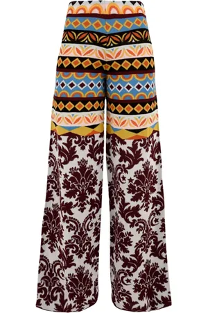 AKEP Donna, Pantaloni, Multicolore, L, new