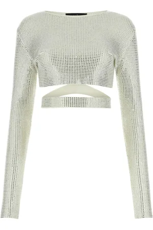 ANDREA ADAMO Donna, Top, Bianco, M, new
