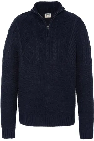 Schott NYC Uomo, Maglie, Blu, S, new