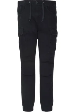 Schott NYC Uomo, Pantaloni, Nero, W31, new