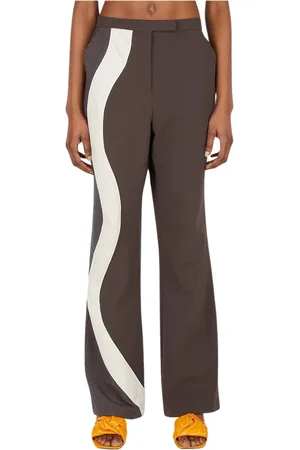 Ahluwalia Donna, Pantaloni, Marrone, S, new