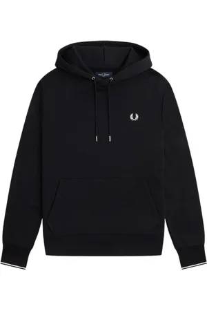 Fred Perry Uomo, Felpe, Nero, 2Xl, new