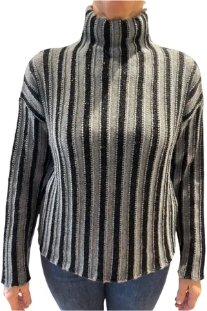 KANGRA CASHMERE Donna, Maglie, Grigio, L, new