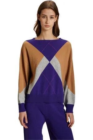 KANGRA CASHMERE Donna, Maglie, Viola, S, new