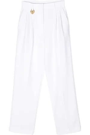 Moschino Donna, Pantaloni, Bianco, S, new