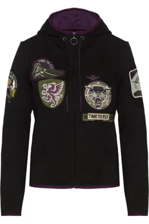 Aeronautica Militare Donna, Felpe, Nero, M, new