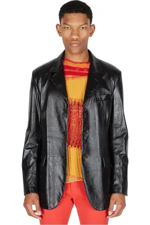 Blazer sales pelle uomo
