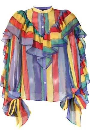 Rochas Donna, Camicette , Multicolore, S, new